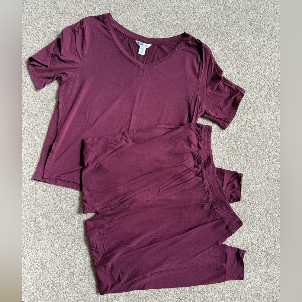 Athleta night time bliss sleepwear set